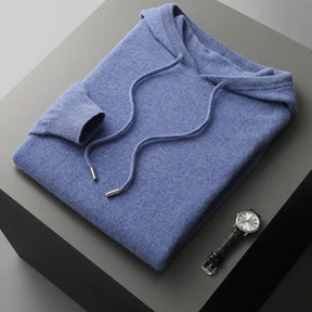 Pure Cashmere Hoodie Sweater — North Row | Detail View