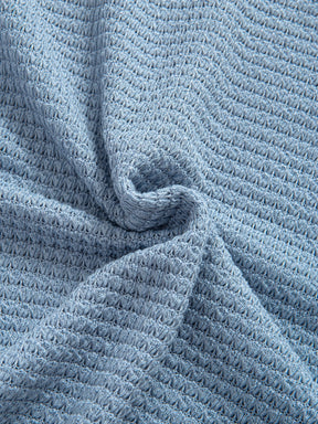 Waffle Knit Wide Strap Sleeveless T-Shirt — North Row | Collar Detail