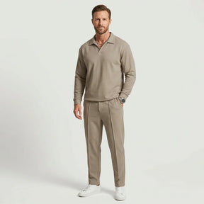 The Riviera Leisure Set — North Row | Collar Detail
