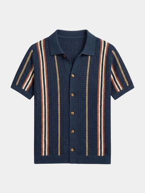 Sunset Groove Polo — North Row | Collar Detail