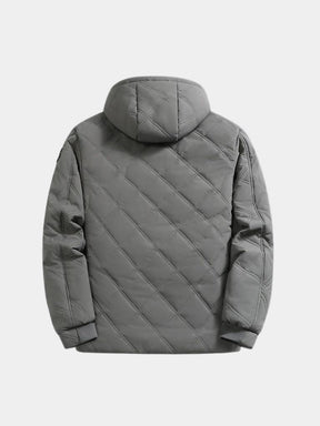 Slate Cavalier Zip Jacket — North Row | Model Wearing
