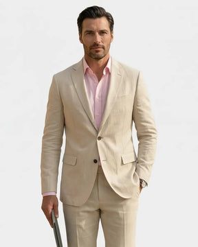 Preston Linen Blazer — North Row | Side View