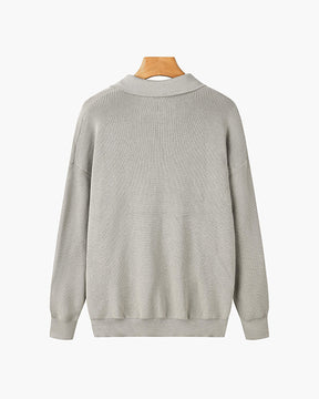 Razon Zipped Sweater — North Row | Back View