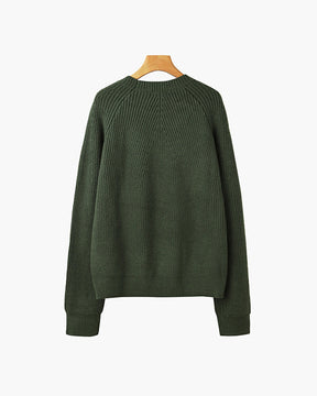 Cotton Sweater — North Row | Close-Up