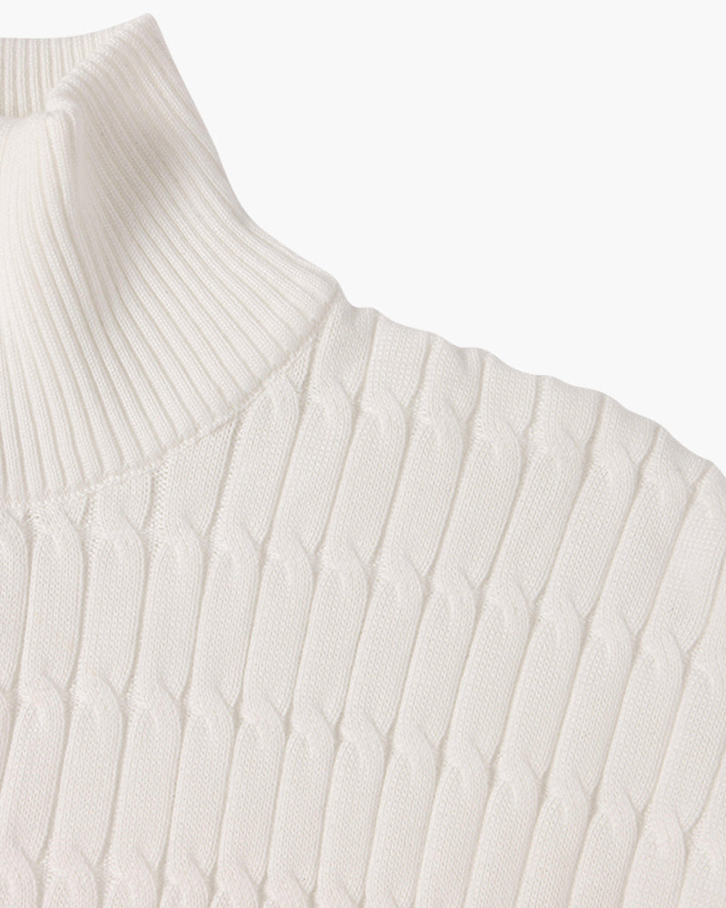 Caleb Half Zip Sweater — North Row | Worn Look
