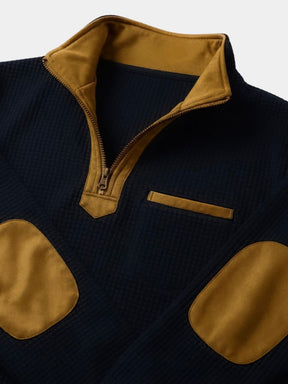 Explorer High Collar Quarter Zip Pullover — North Row | Detail View