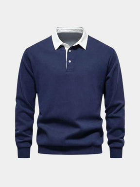 Old Money Essential Polo Shirt — North Row | Model Wearing