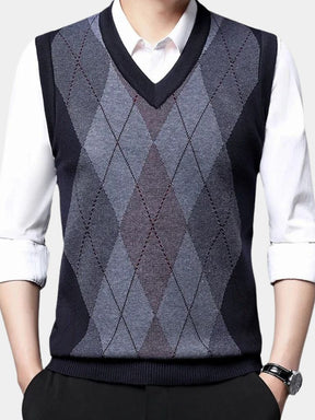 Academic Essential Knit Vest — North Row | Flat Lay