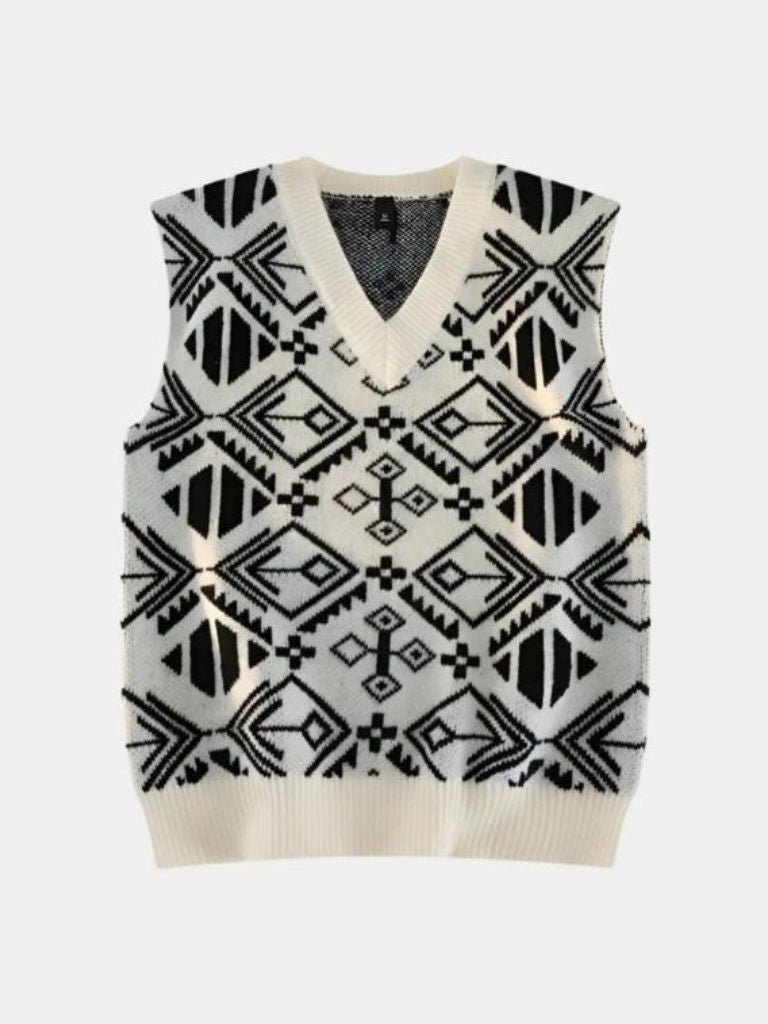 Academic Retro Knit Vest — North Row | Lifestyle