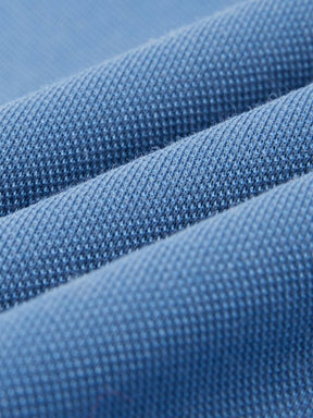Azure Classic Polo — North Row | Texture Detail
