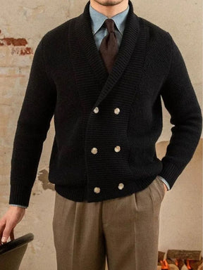 British Elegant Knit Cardigan — North Row | Close-Up