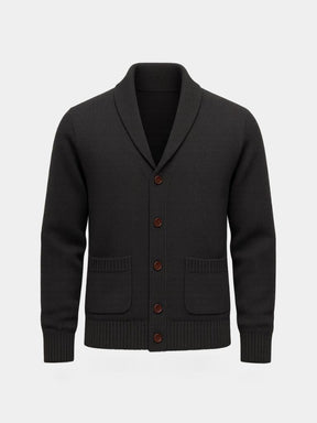 British Knit Cardigan — North Row | Texture Detail