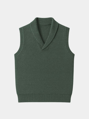 British Knit Vest Waistcoat — North Row | Side View