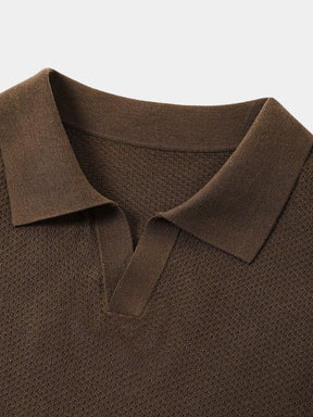 Brownstone Polo Shirt — North Row | Detail View