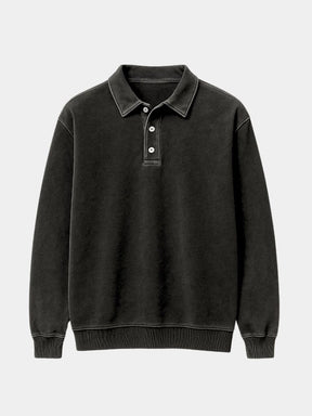 Canyon Mist Long Sleeve Polo Shirt — North Row | Lifestyle