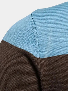 Cardigan Sweater Zipper Standing Collar Knitwear — North Row | Close-Up