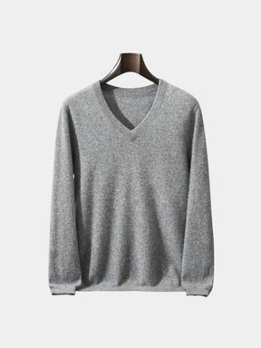 Cashmere V Neck Knitwear Sweater — North Row | Full Length