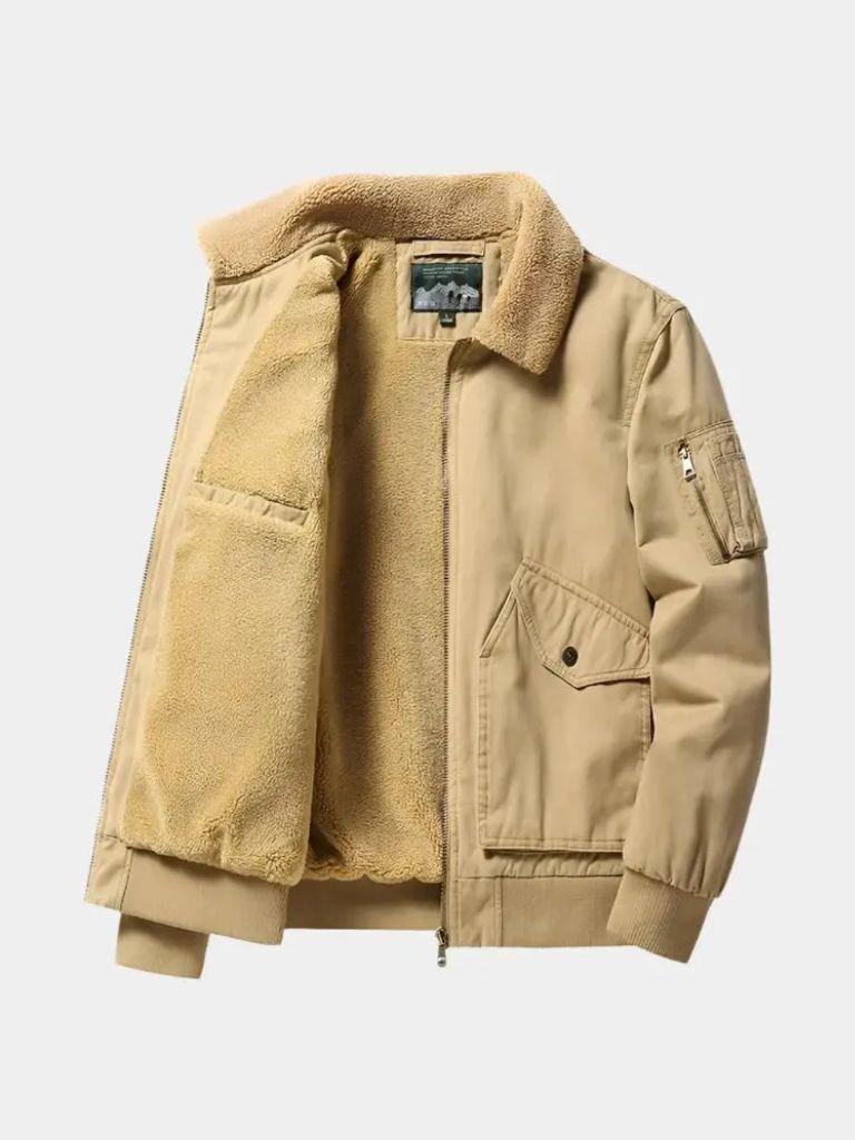 Casual Fleece Jacket — North Row | Close-Up