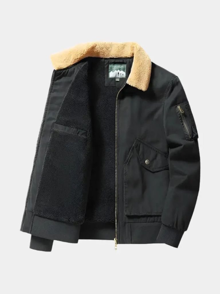Casual Fleece Jacket — North Row | Texture Detail