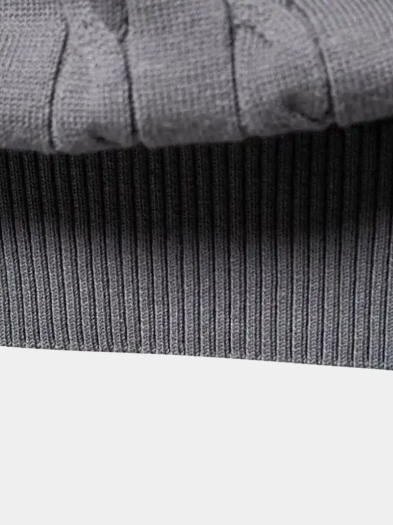 Cotton  Crew Neck Pullover Sweater — North Row | Close-Up