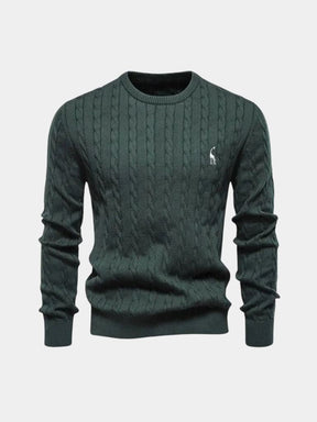 Cotton  Crew Neck Pullover Sweater — North Row | View 13