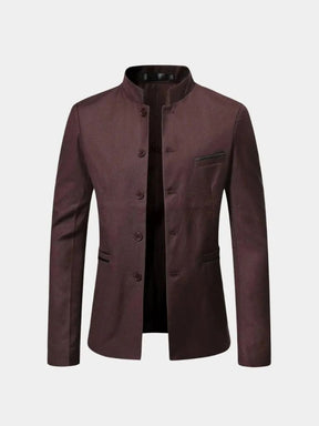 Elegant Collar Jacket — North Row | Front View