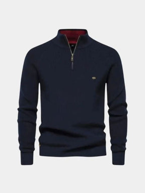 Elegant Quarter Zip Sweater — North Row | Worn Look