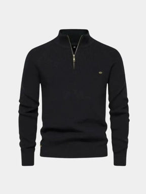 Elegant Quarter Zip Sweater — North Row | Flat Lay