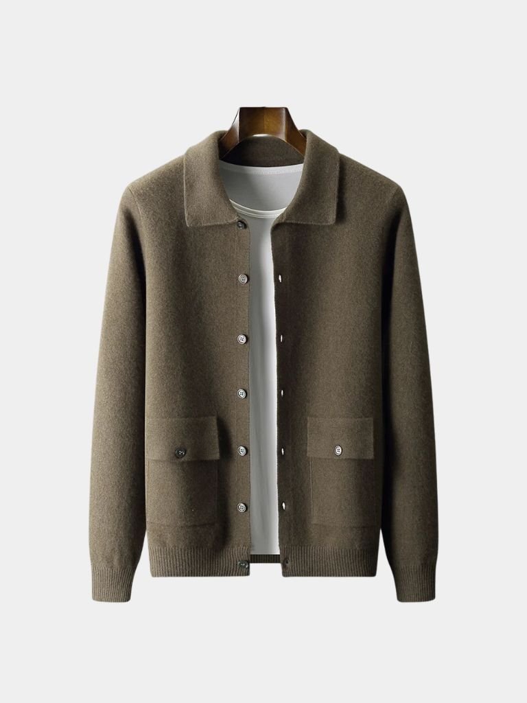 Essential Cashmere Jacket — North Row | Detail View