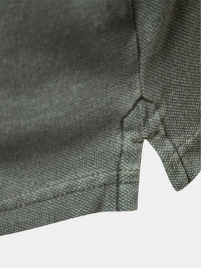 Essential Cotton Polo Shirt — North Row | Detail View