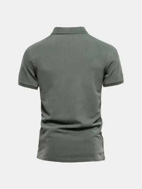 Essential Cotton Polo Shirt — North Row | Close-Up