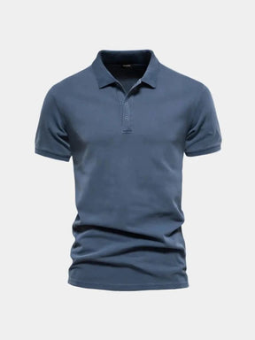 Essential Cotton Polo Shirt — North Row | Side View