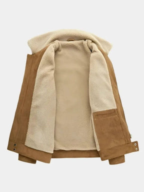 Essential Fleece Suede Jacket — North Row | Lifestyle