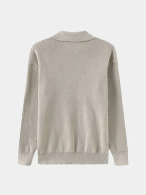 Essential Half Zip Sweater — North Row | Collar Detail