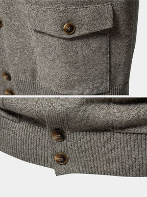Essential Knit Cardigan — North Row | Detail View