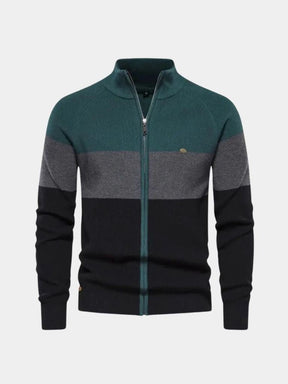 Essential Knit Zipper Sweater — North Row | Texture Detail