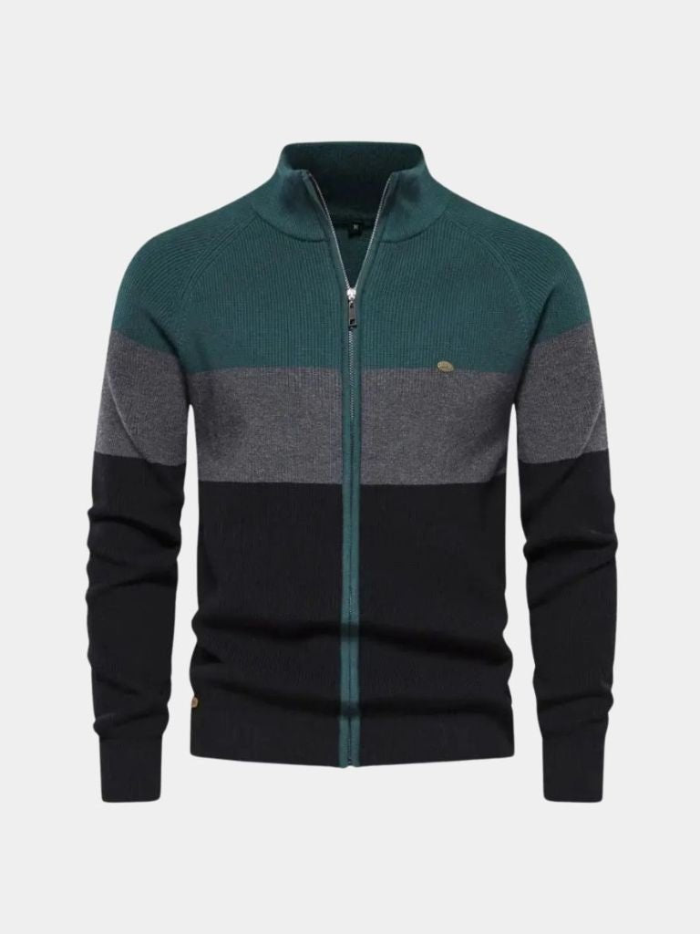 Essential Knit Zipper Sweater — North Row | Texture Detail