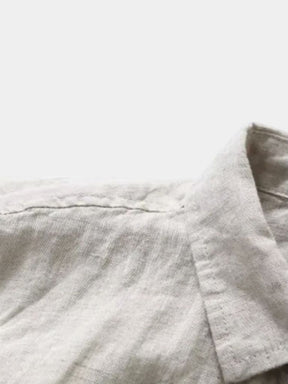 Essential Linen Shirt — North Row | Close-Up