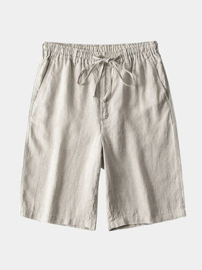 Gris Mariner Linen Shorts — North Row | Full Length