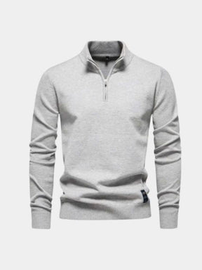 Half Zip Knitwear Pullover Sweater — North Row | Side View