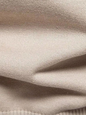 Half Zip Knitwear Solid Color Cardigan Sweater — North Row | Close-Up