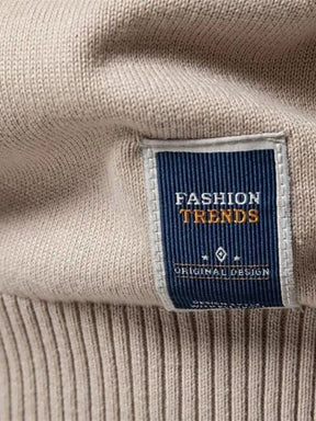 Half Zip Knitwear Solid Color Cardigan Sweater — North Row | Lifestyle