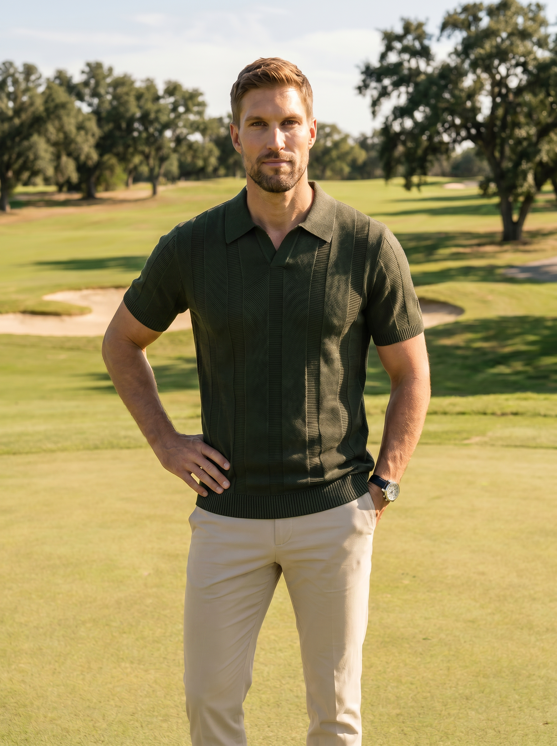 Beige Ancien Polo - North Row
