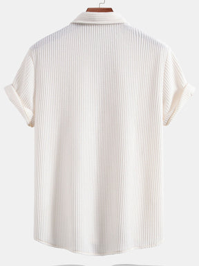 Waffle Button Up Shirt — North Row | Side View