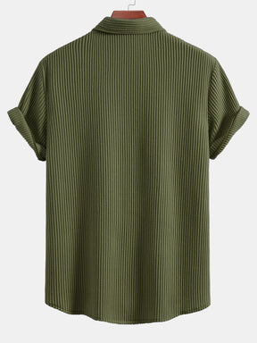 Waffle Button Up Shirt — North Row | Detail View