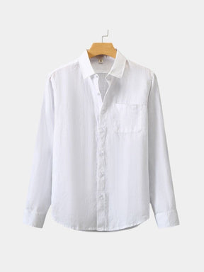 Linen Coast Shirt — North Row | Close-Up