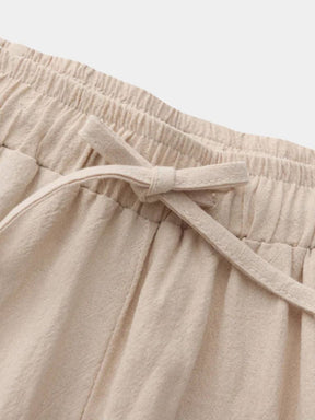 Linen Noire Set — North Row | Collar Detail