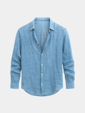 [SPECIAL PACK] Linen Reverie Summer Shirt — North Row | Model Wearing