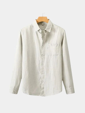 Long Sleeve Essential Linen Shirt — North Row | Worn Look