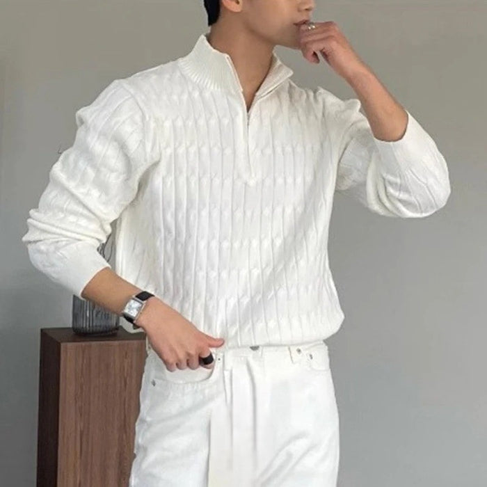 Caleb Half Zip Sweater — North Row | Lifestyle